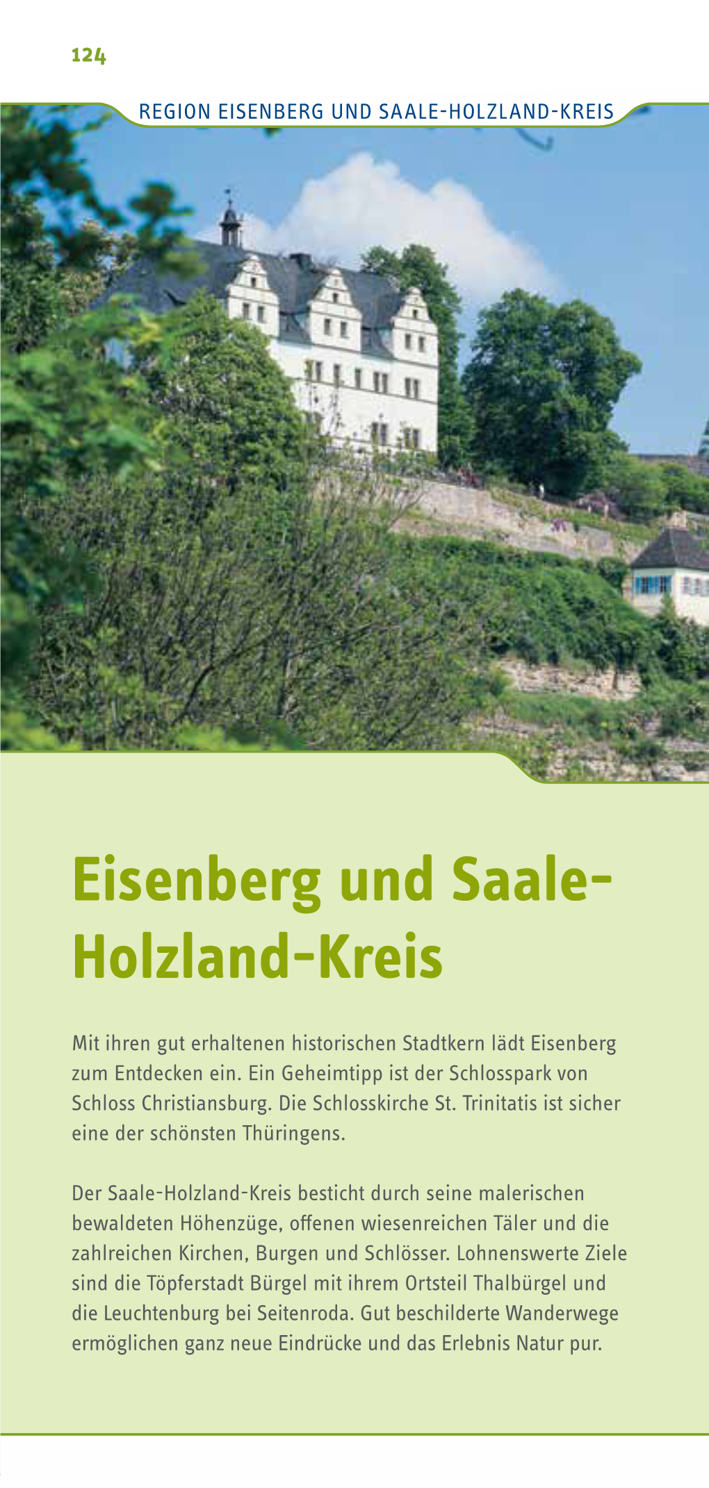 Eisenberg Und Saale- Holzland-Kreis