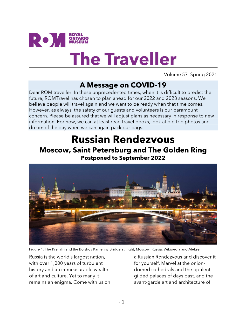 The Traveller Newsletter