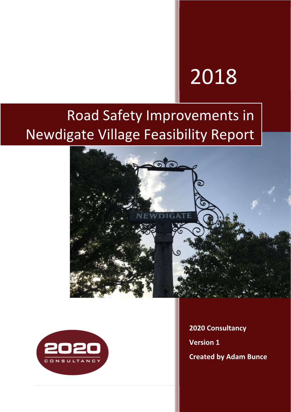 Road Safety Improvements in Newdigate Village Feasibility Report
