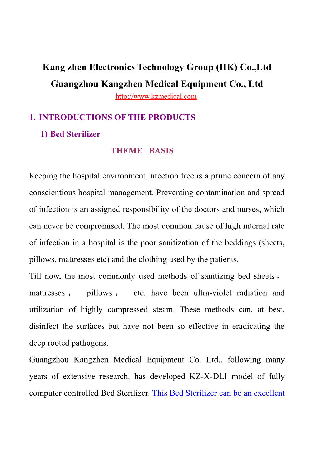 Guangzhou Kangzhen Medical Equipment Co