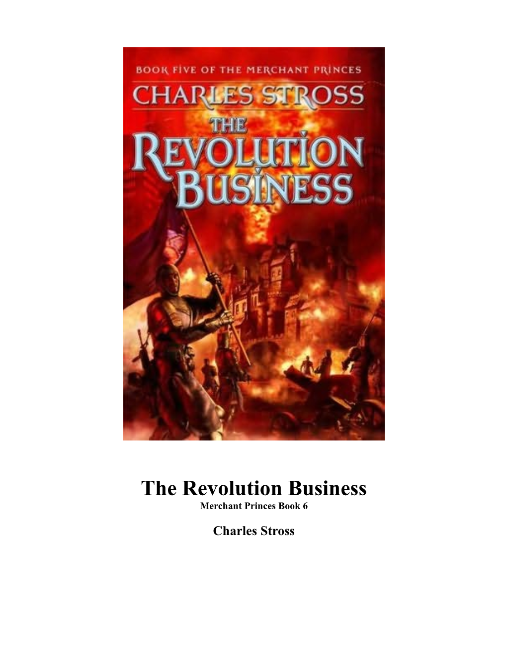 The Revolution Business Merchant Princes Book 6