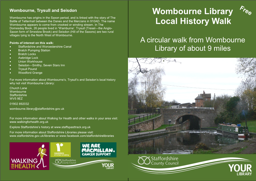 Wombourne Library Local History Walk