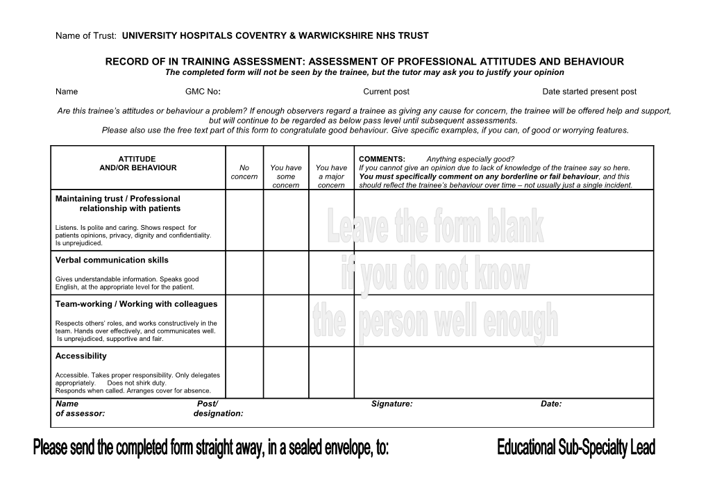 Sho Record of Training