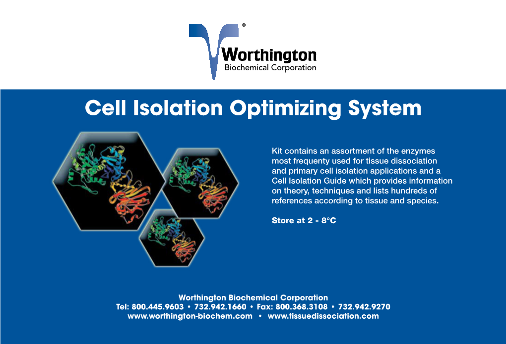 Cell Isolation Optimizing System