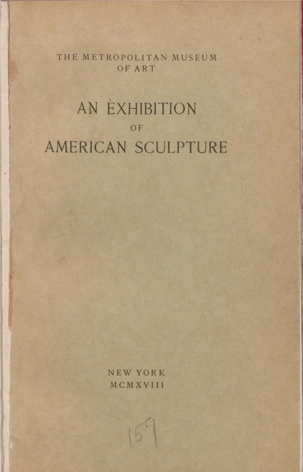 An Exhibition of American Sculpture