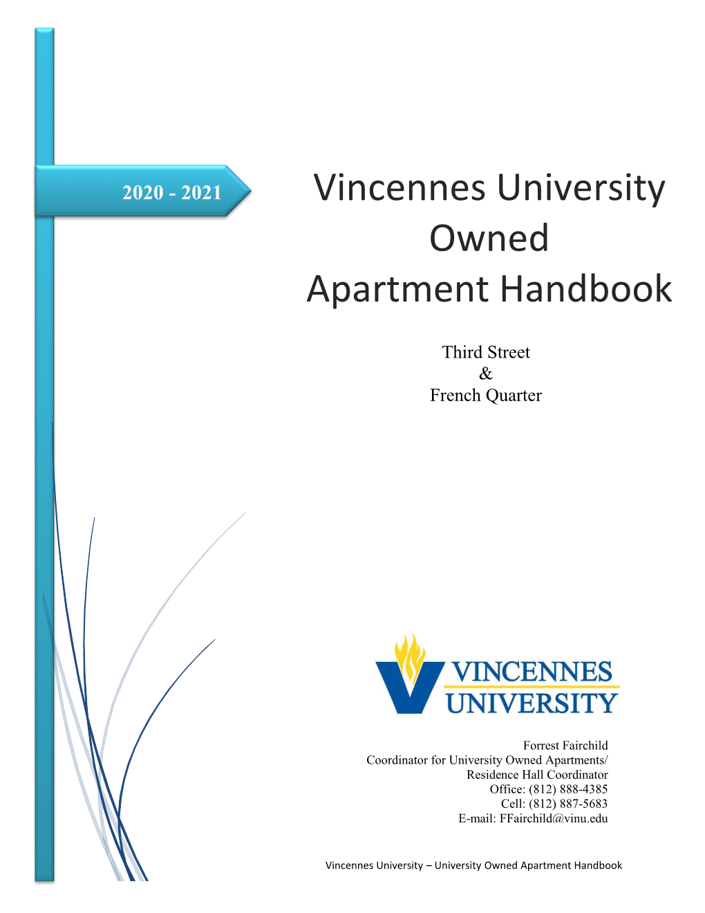 Vincennes University Owned Apartment Handbook