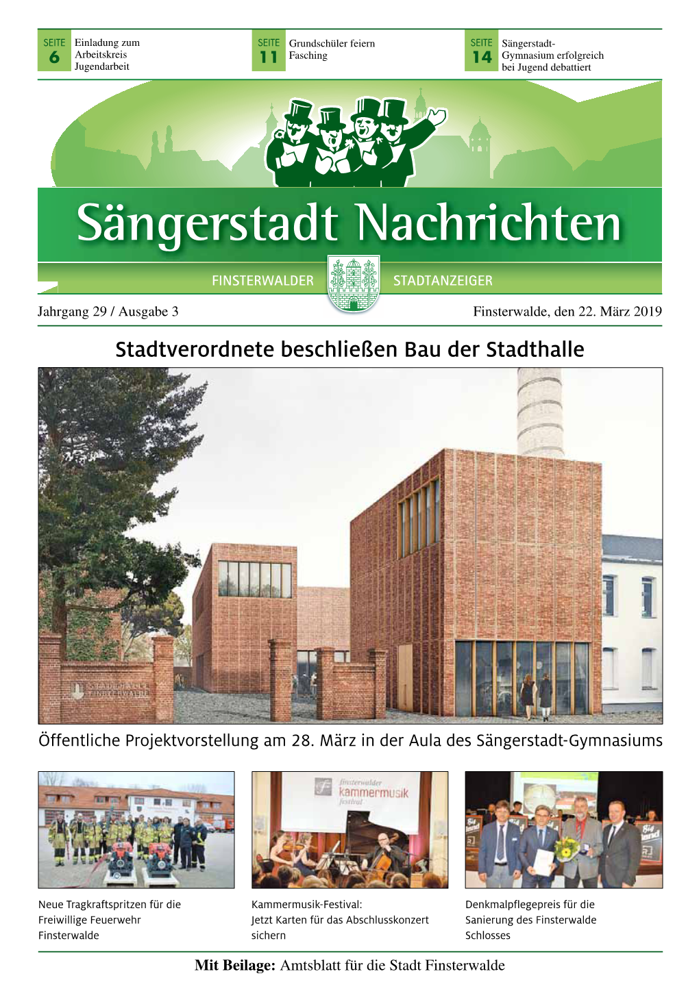 Sängerstadt Nachrichten März 2019