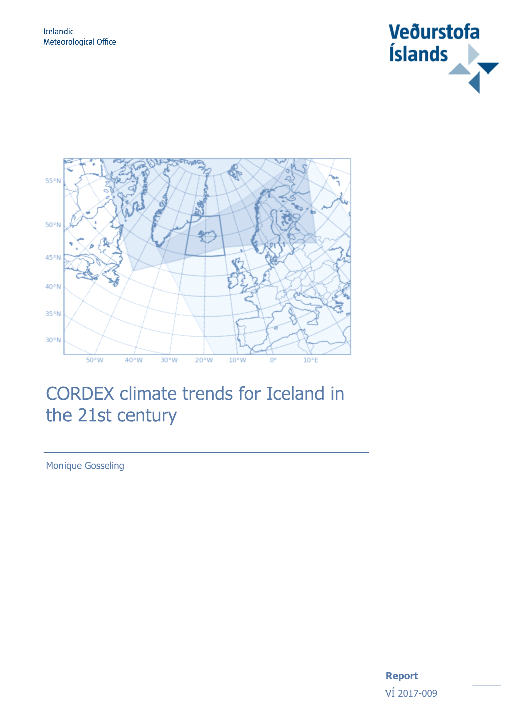 CORDEX Climate Trends for Iceland in the 21St Century