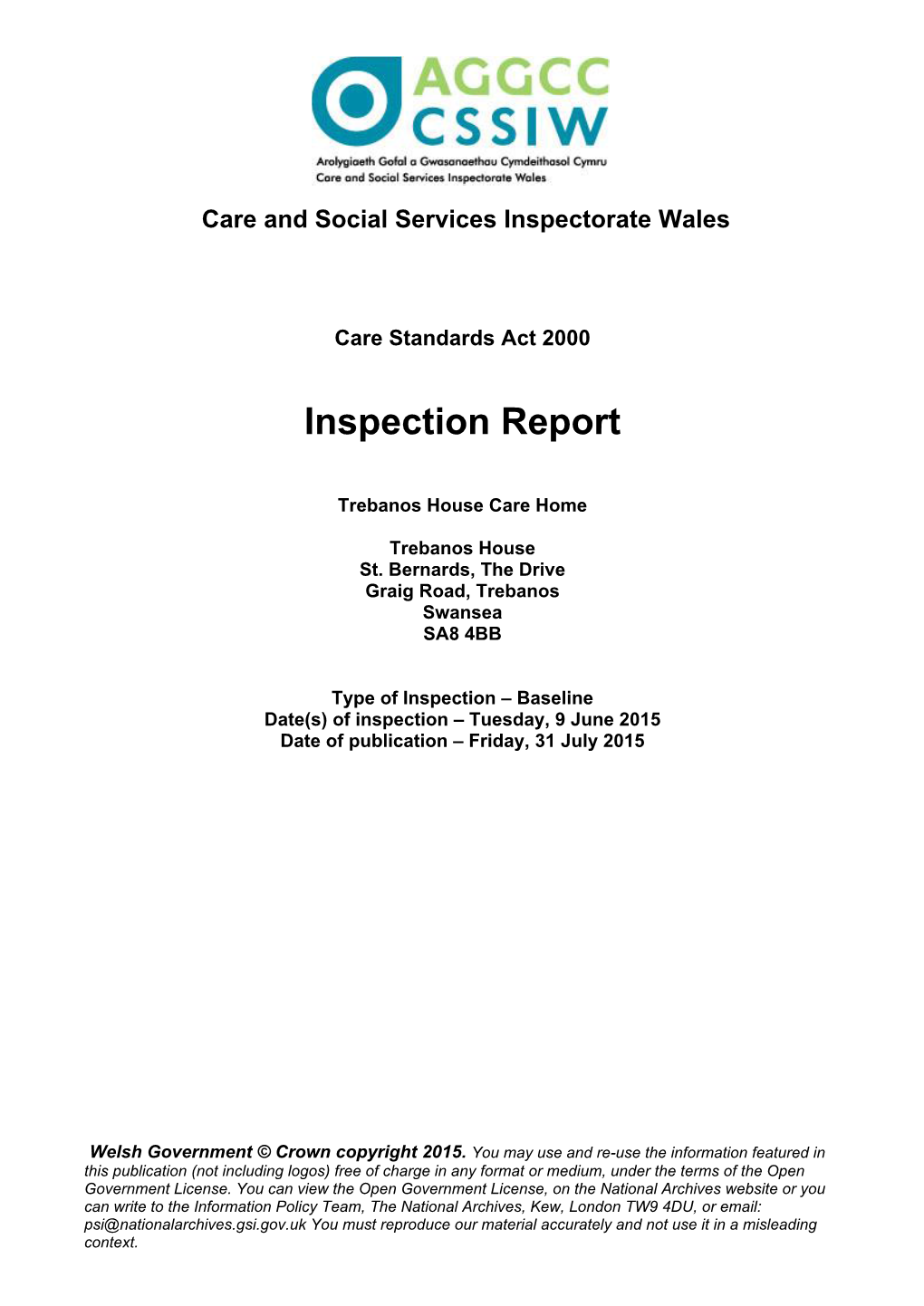 Inspection Report