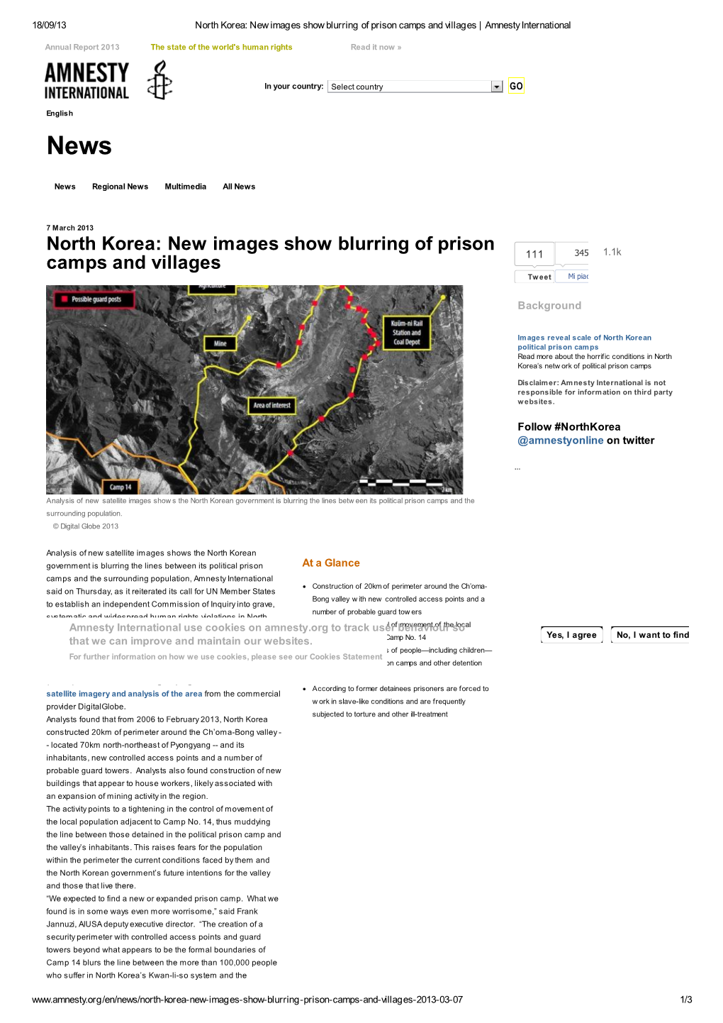 North Korea: New Images Show Blurring of Prison Camps and Villages | Amnesty International