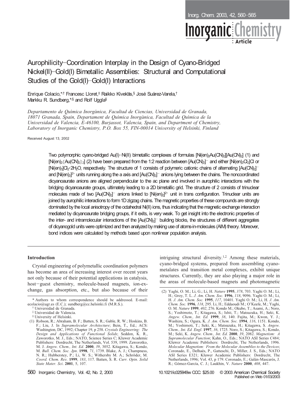 Aurophilicity−Coordination Interplay in the Design of Cyano-Bridged