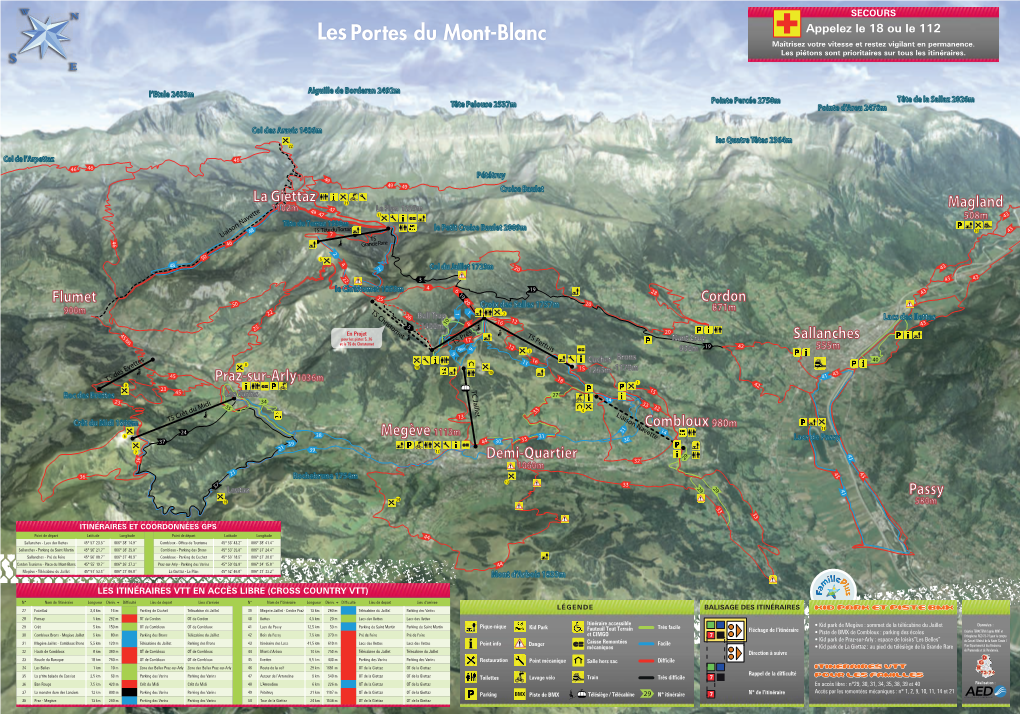 Plan 1225M Magland 49 47 17 508M 43 Tête Du Torraz 1930M Le Petit Croise Baulet 2009M 48 TS Tête Du Torraz 20 43 Liaison Navette 7