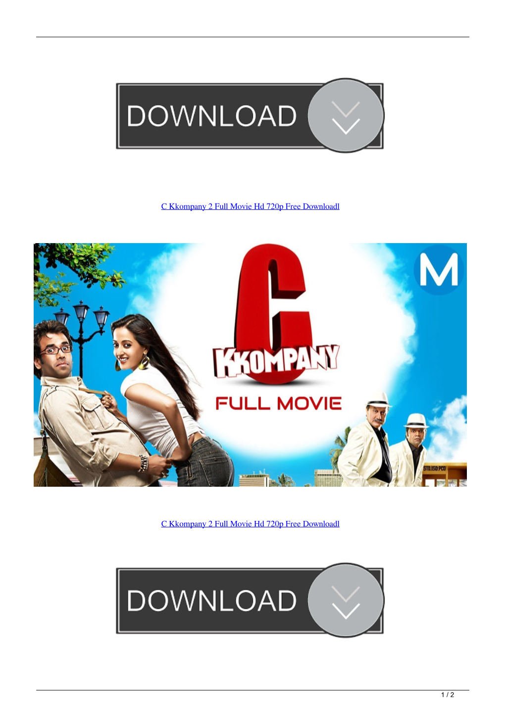 C Kkompany 2 Full Movie Hd 720P Free Downloadl