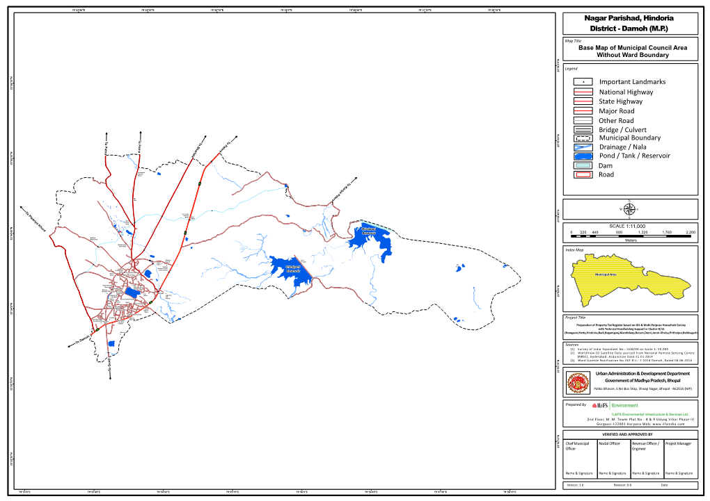 Nagar Parishad, Hindoria District - Damoh (M.P.)