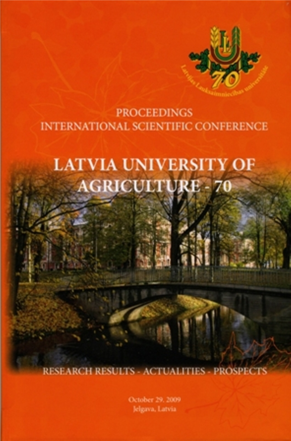 Latvia University of Agriculture – 70