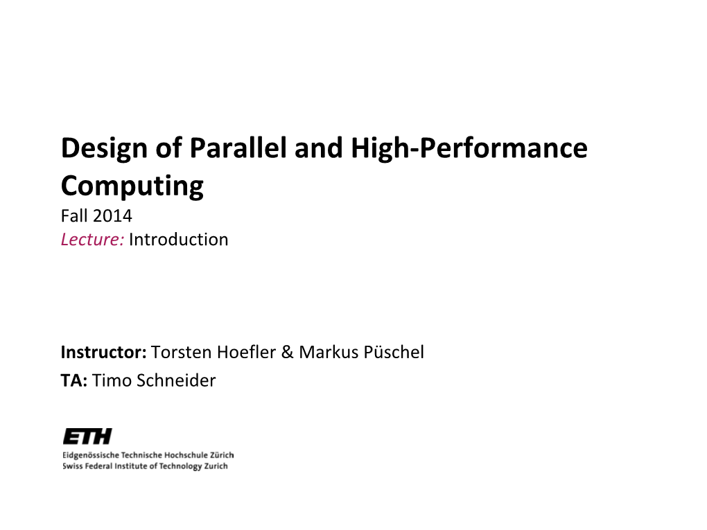 What Is Parallel Computing?