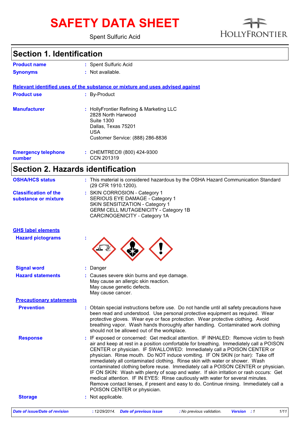 Spent Sulfuric Acid HFC.Pdf