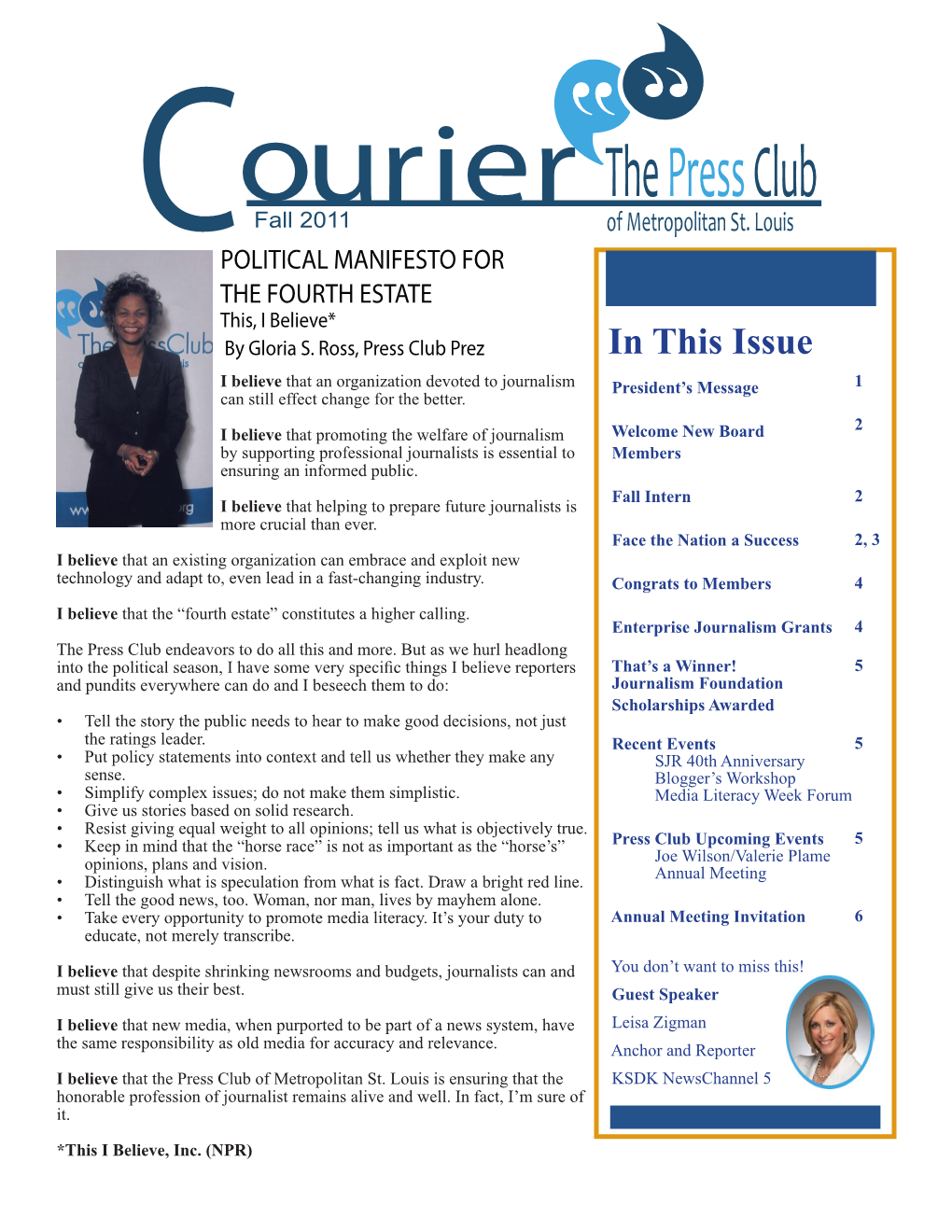 Fall 2011 Courier