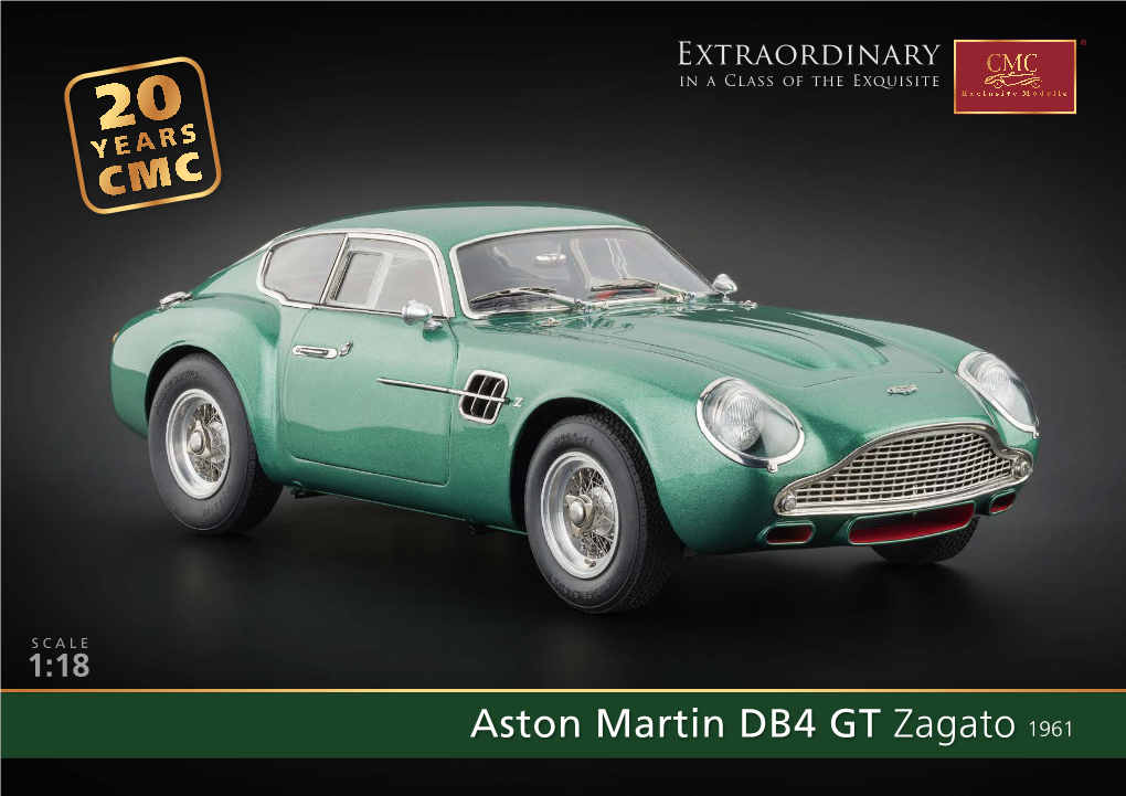 Aston Martin DB4 GT Zagato 1961 Aston Martin DB4 GT Zagato