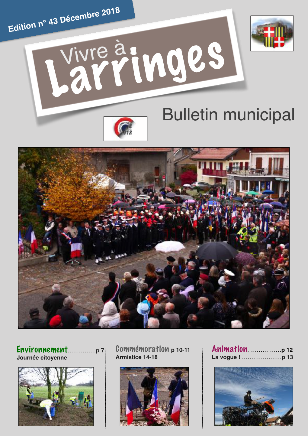 Vivre À Larringes Bulletin Municipal