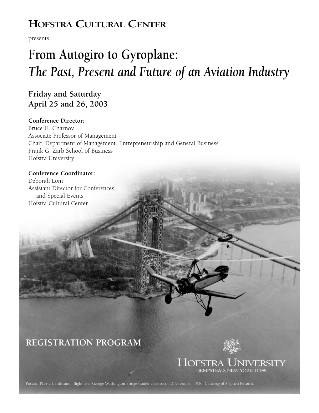 1605/Autogyro Reg. Program