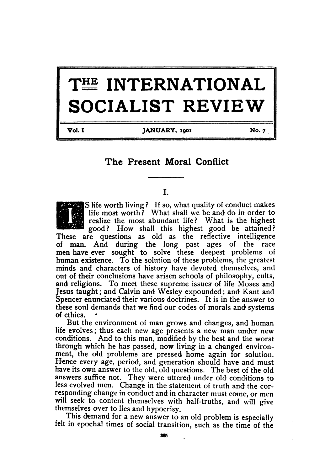 The International Socialist Review