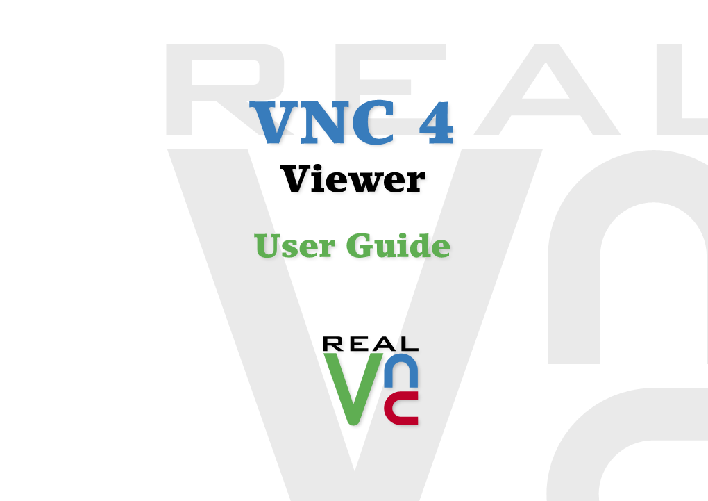 VNC Viewer User Guide