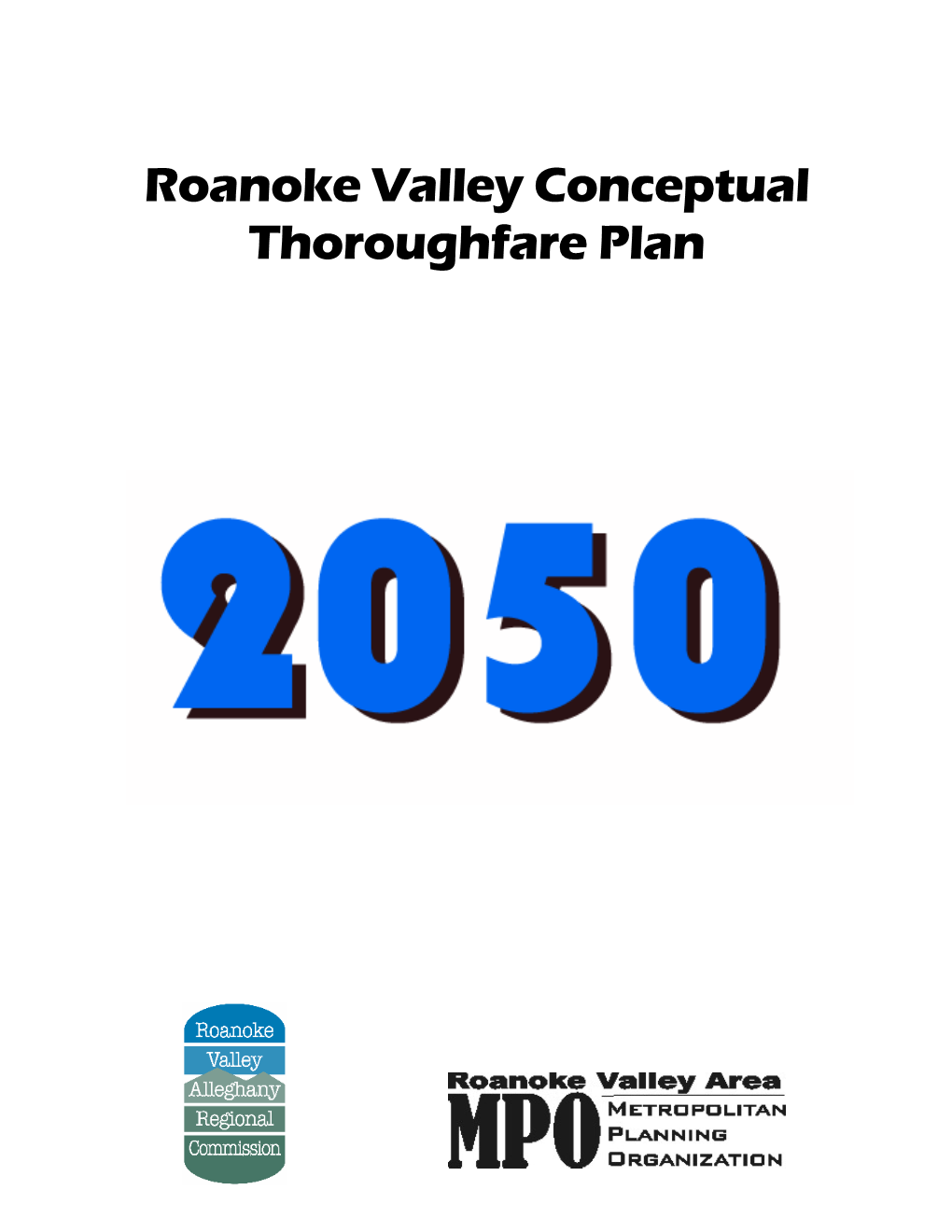 Roanoke Valley Conceptual Thoroughfare Plan