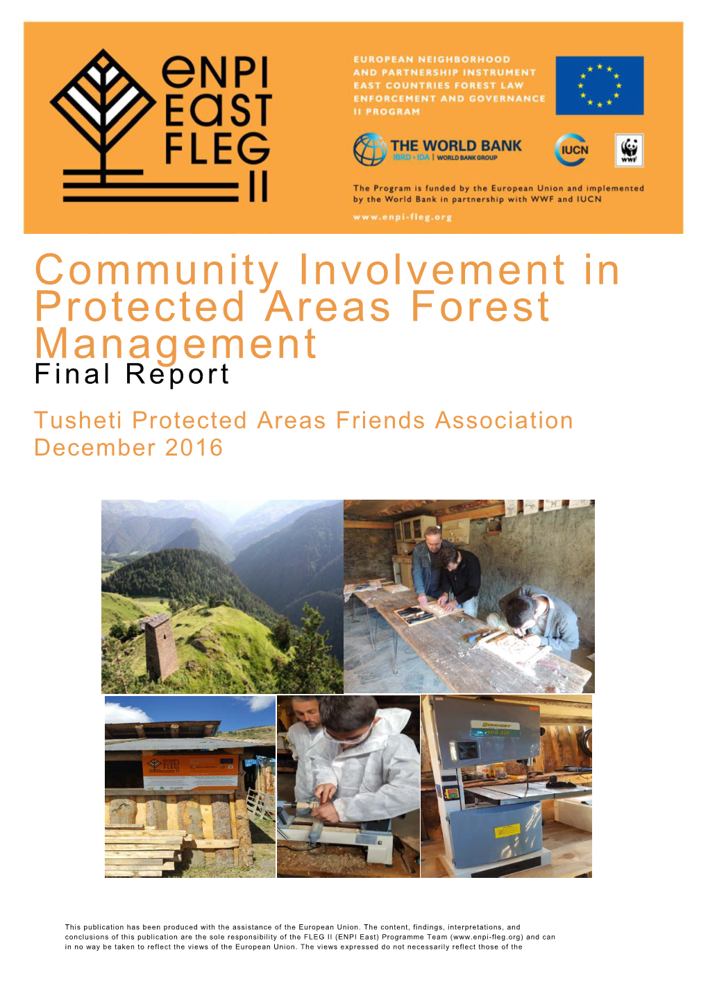 Community Involvement in Protected Areas Forest Management
