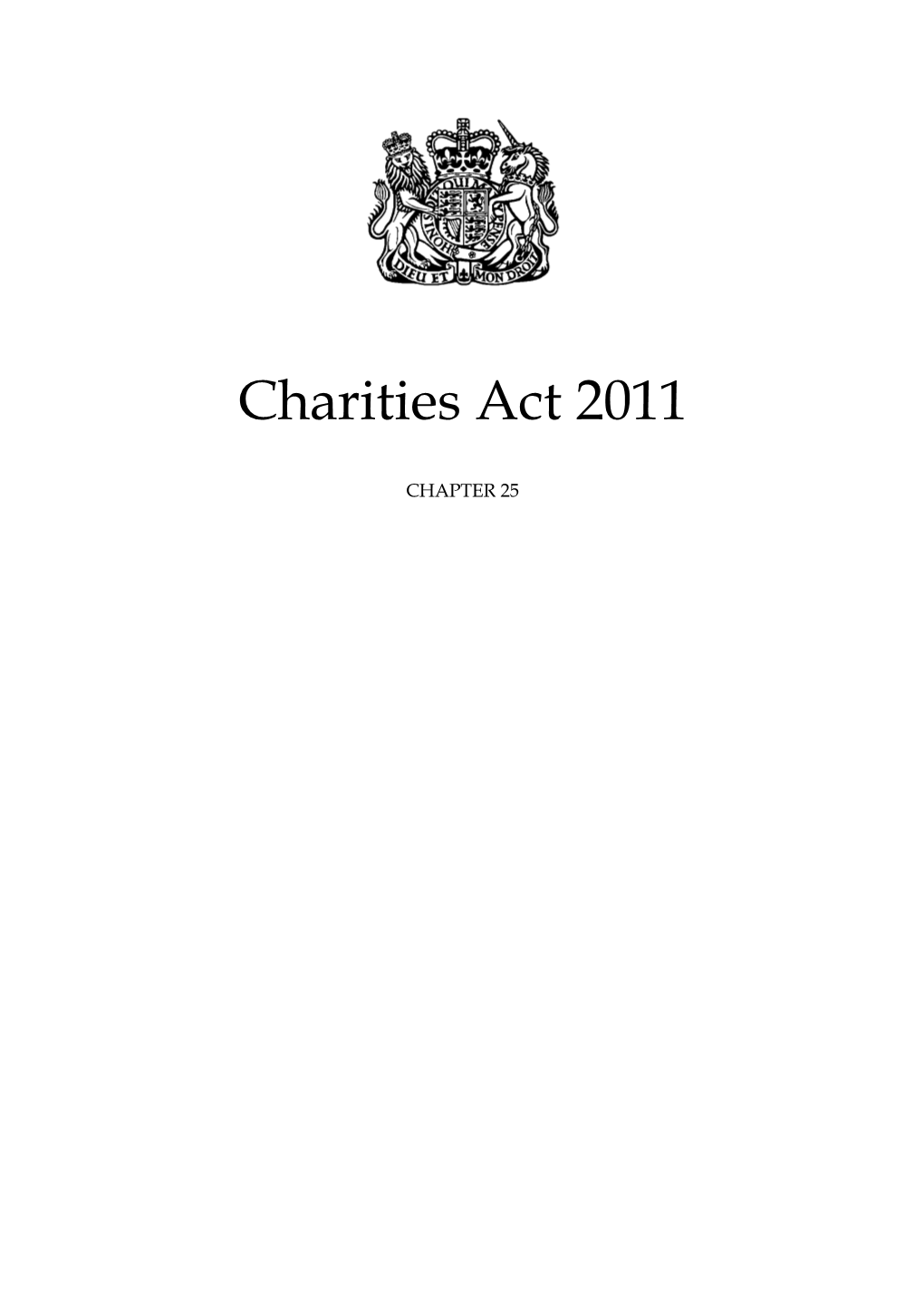 Charities Act 2011