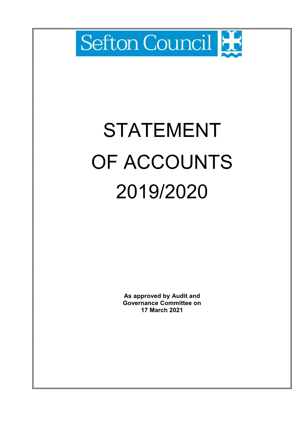 Statement of Accounts 2019/2020