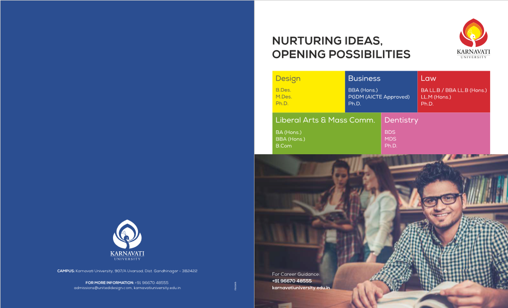 Nurturing Ideas, Opening Possibilities