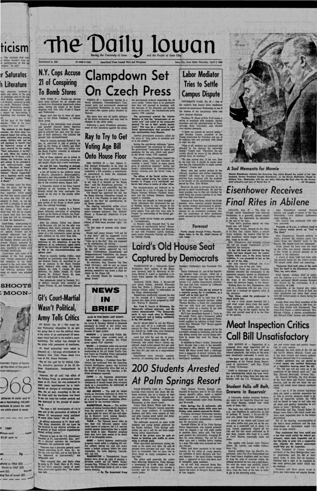 Daily Iowan (Iowa City, Iowa), 1969-04-03