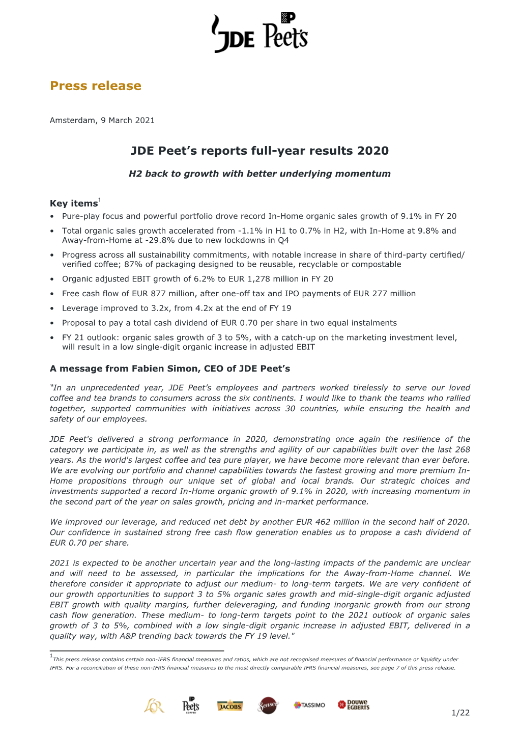 Financial Reporting Standards As Adopted by the European Union (IFRS)