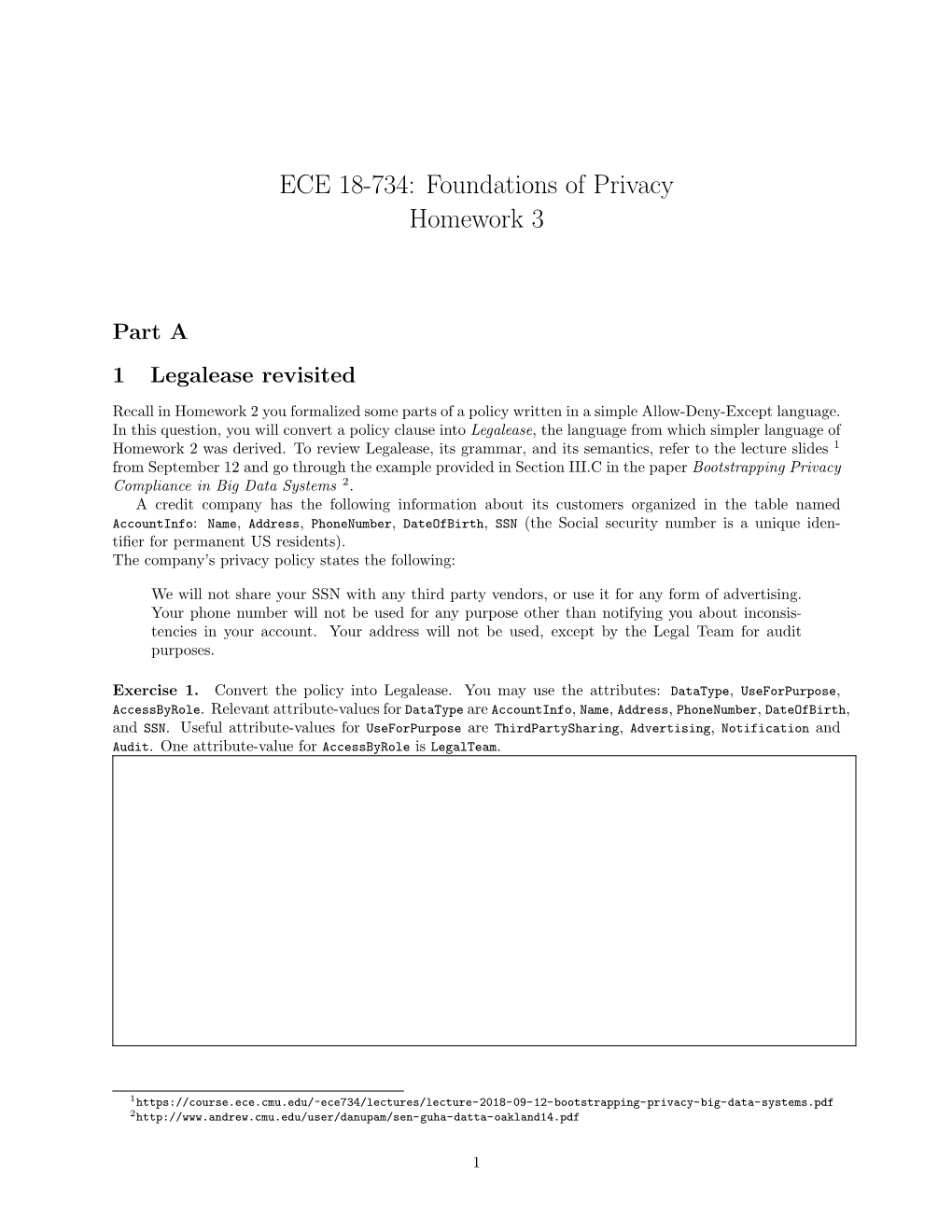 ECE 18-734: Foundations of Privacy Homework 3