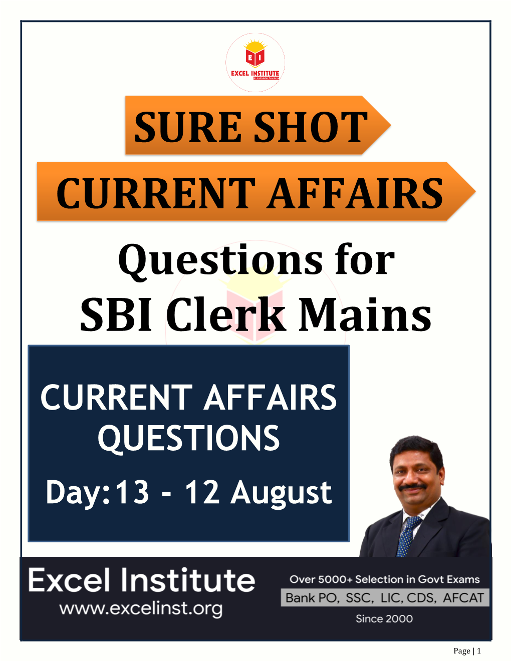 SBI Clerk Mains