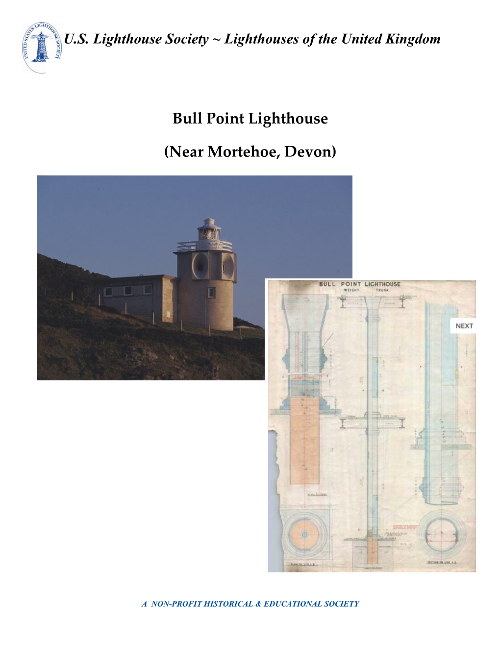 Bull Point Lighthouse, Near Mortehoe