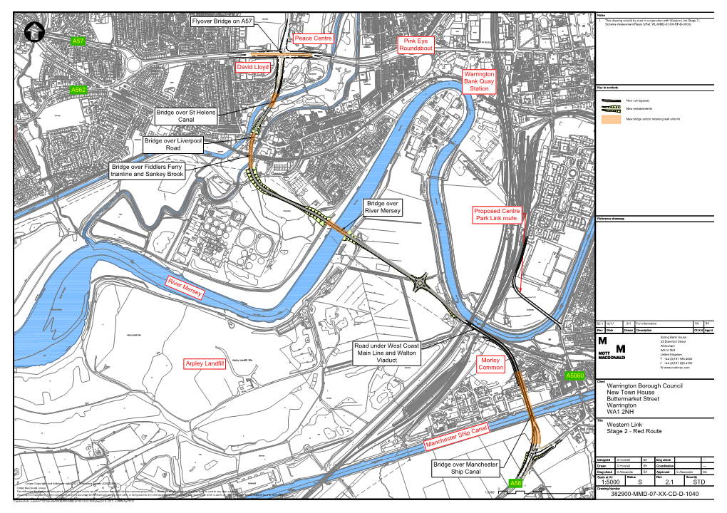 Bridge Over Fiddlers Ferry Trainline and Sankey Brook Bridge Over