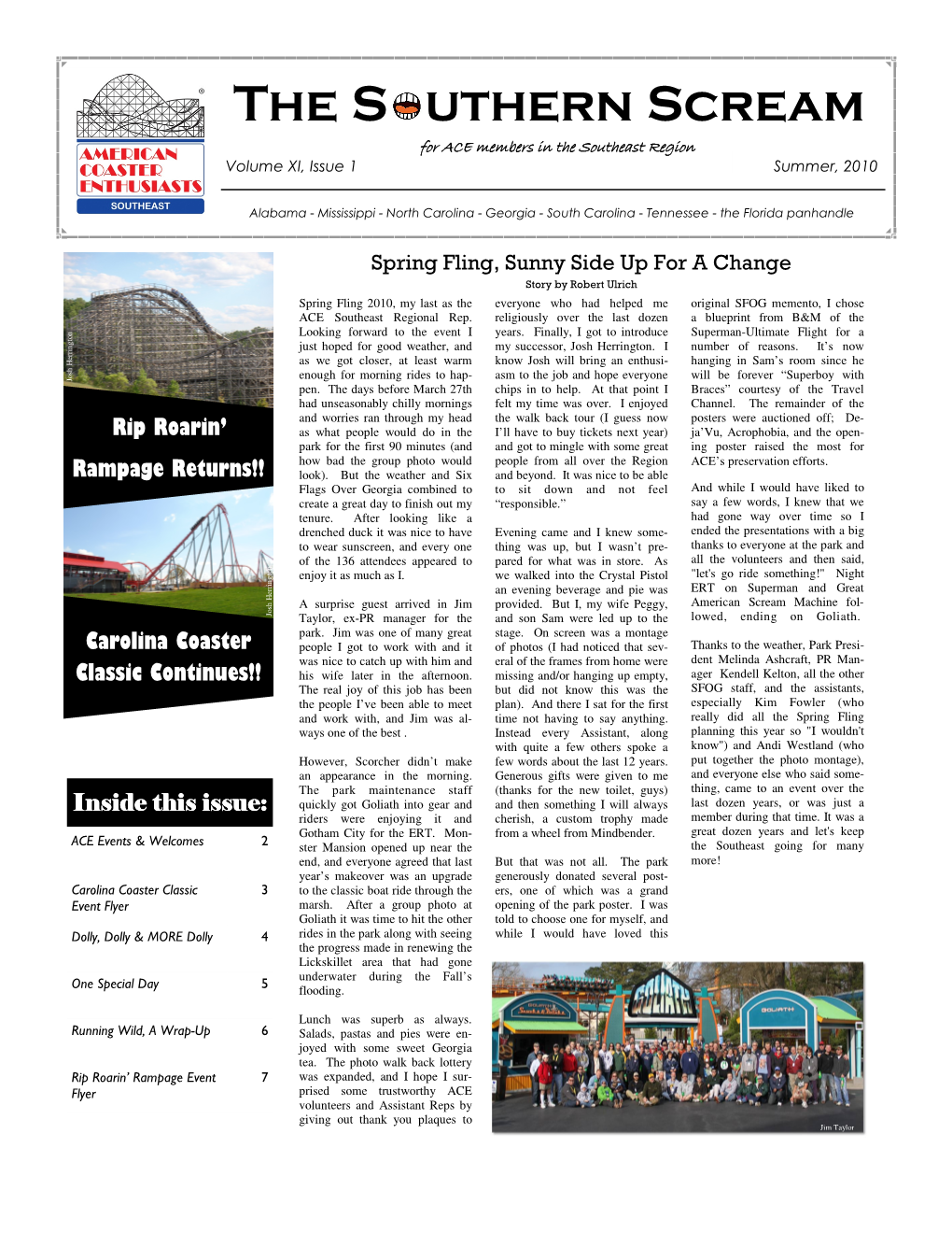 Winter 2010 Newsletter