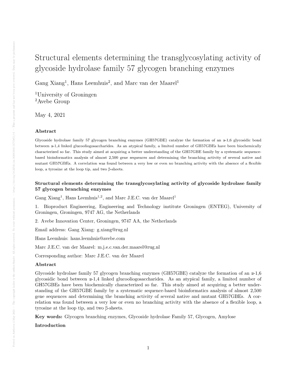 Structural Elements Determining the Transglycosylating Activity Of