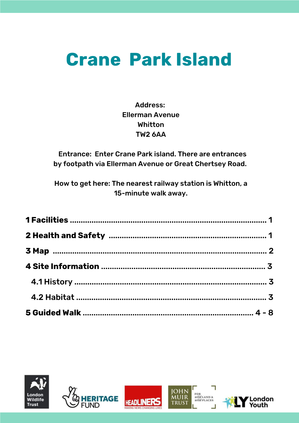 Crane Park Island Guided Walk