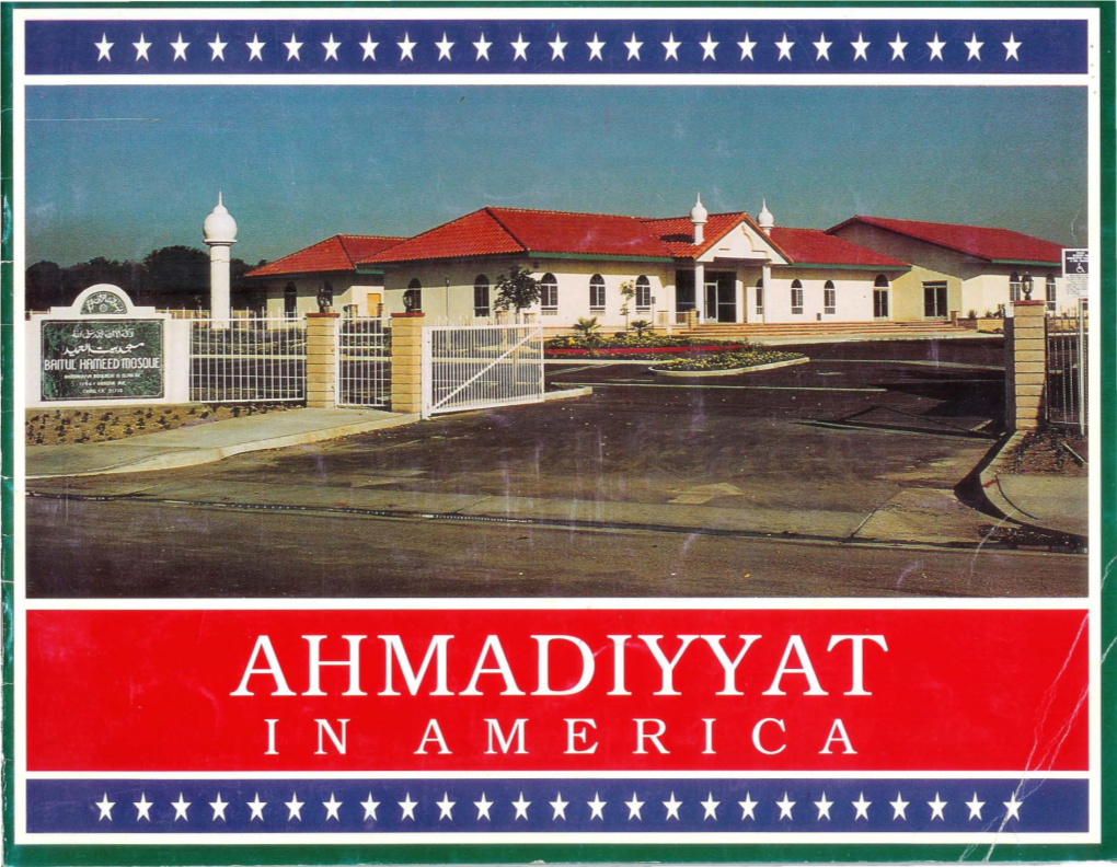 Ahmadiyya Movement in America