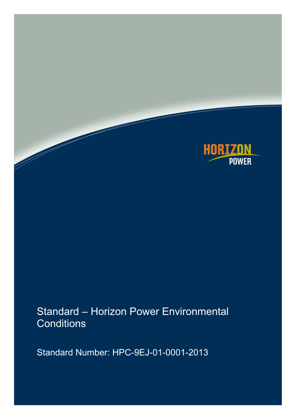 Standard Number: HPC-9EJ-01-0001-2013