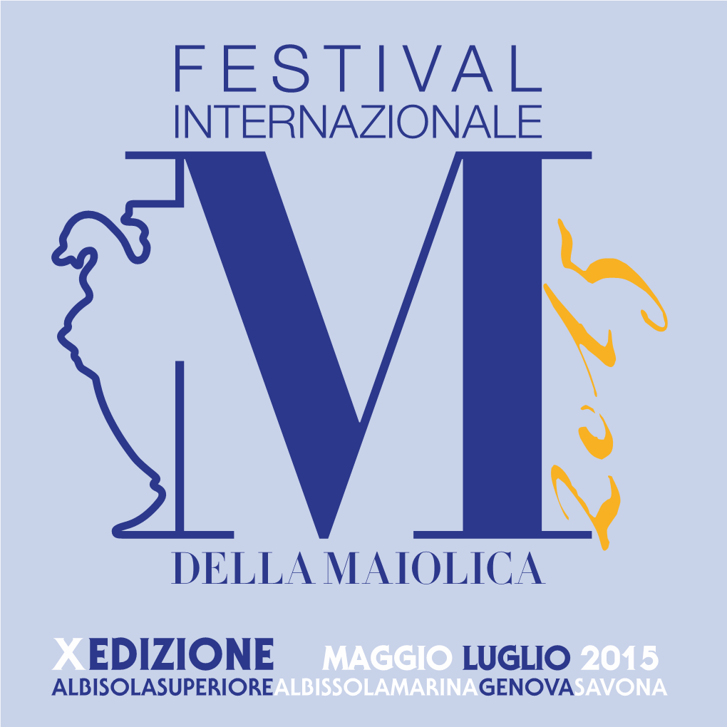 Festival Della Maiolica 2015 (Pdf)