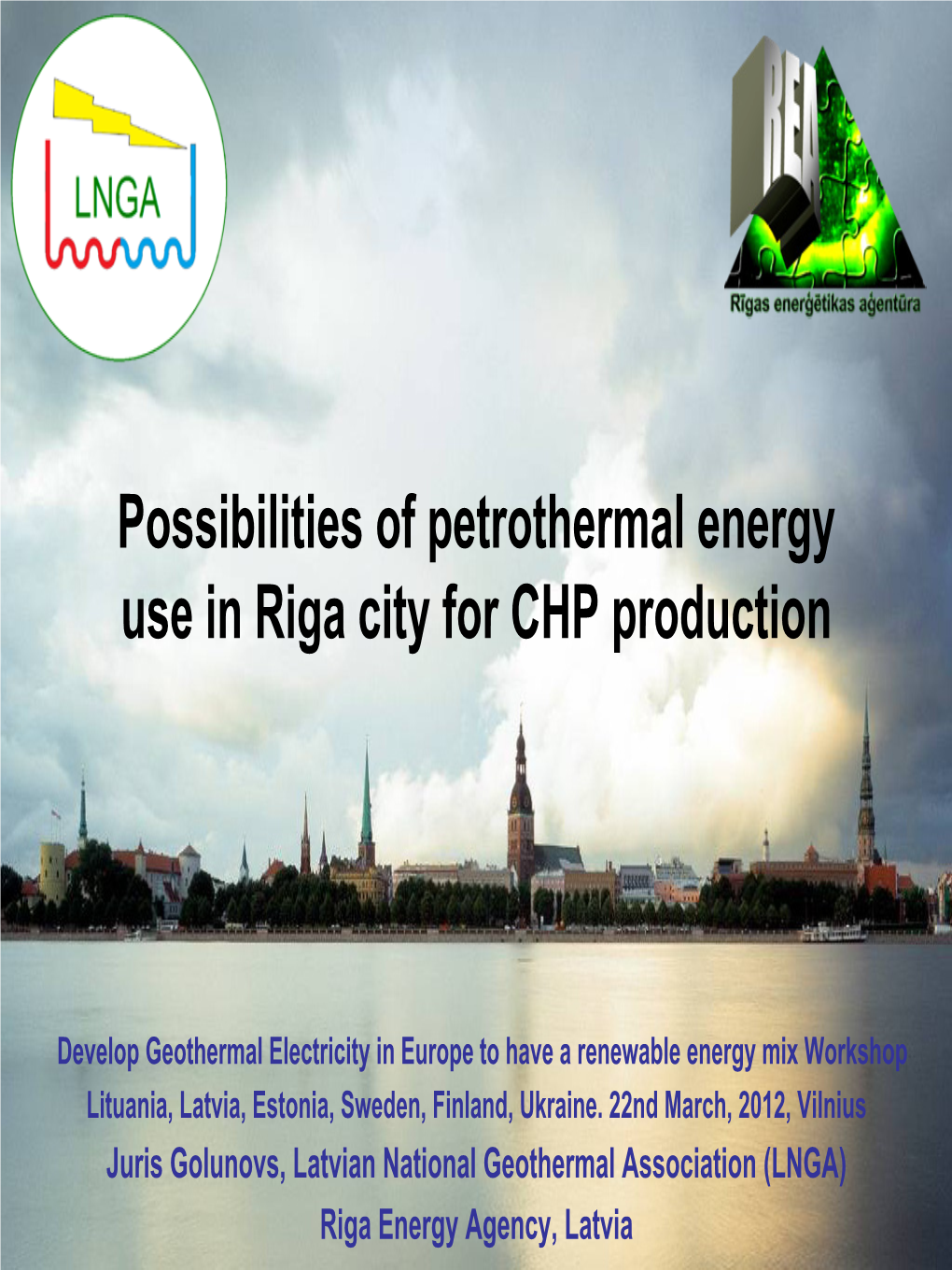 Possibilities of Petrothermal Energy Use in Riga City for CHP Production