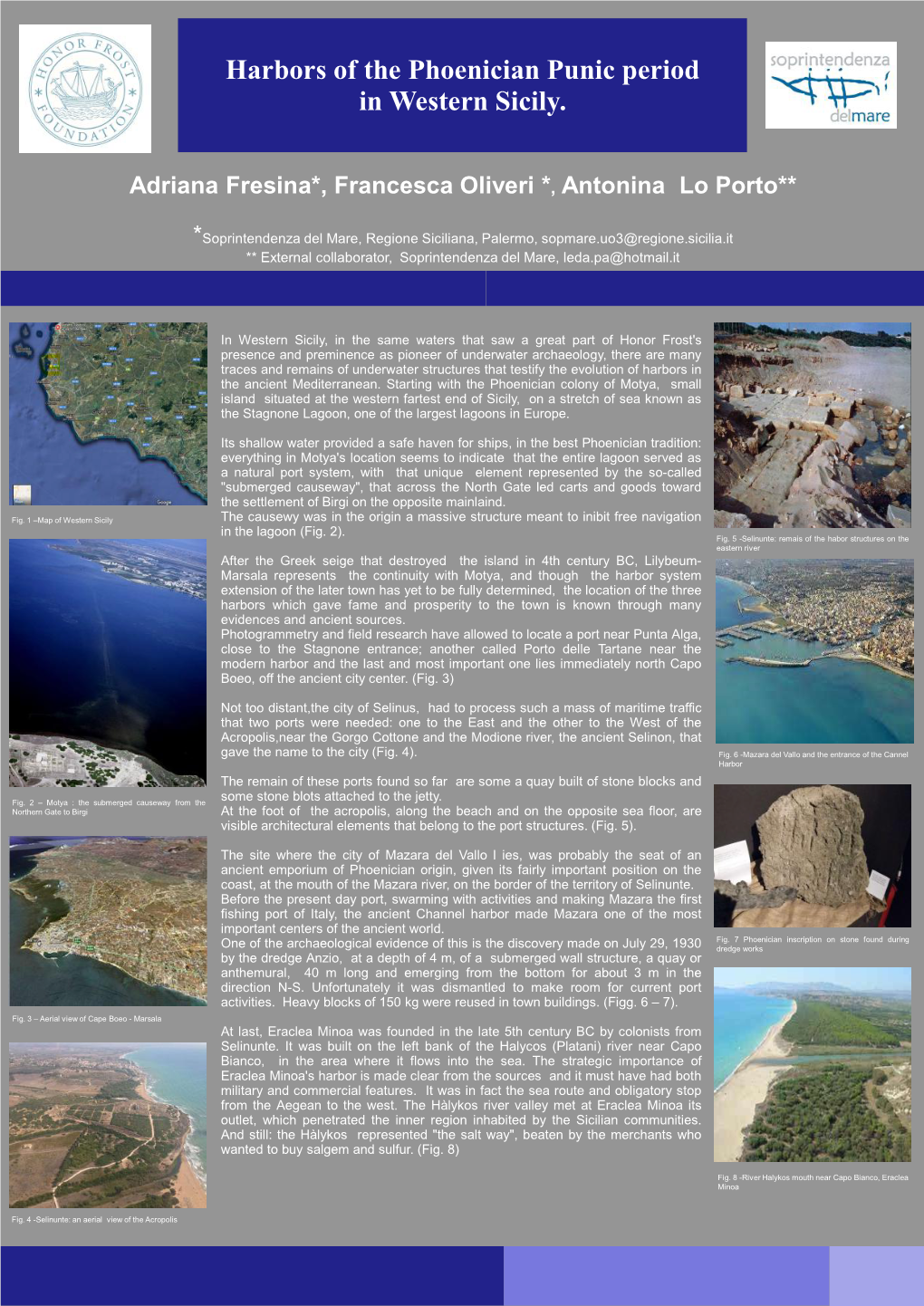 Harbors of the Phoenician Punic Period in Western Sicily