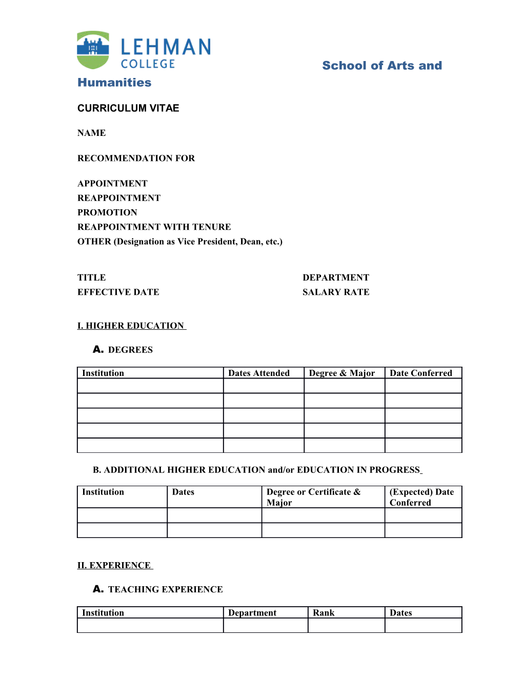 Curriculum Vitae s404