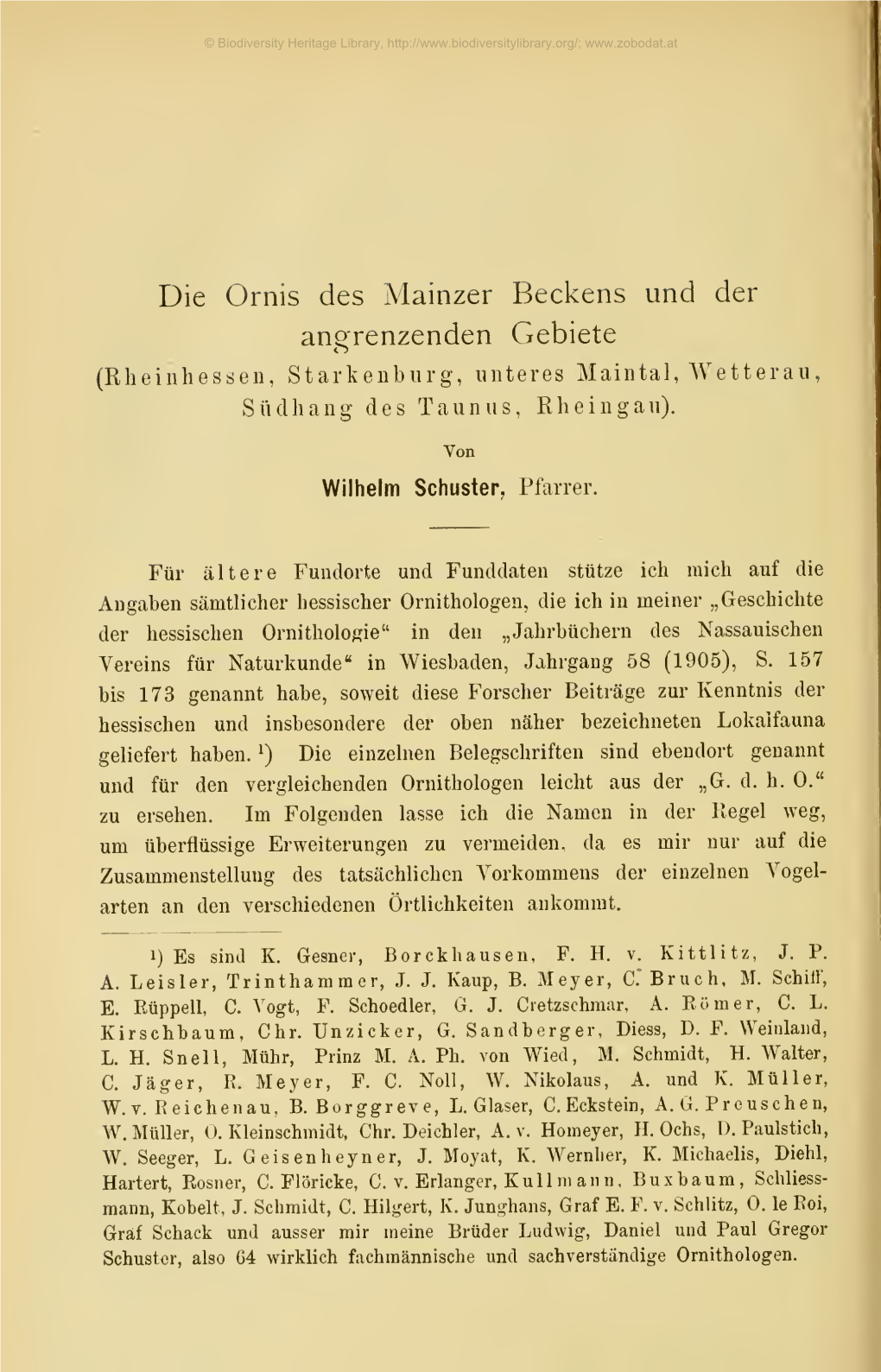 Jahrbücher Des Nassauischen Vereins Für Naturkunde