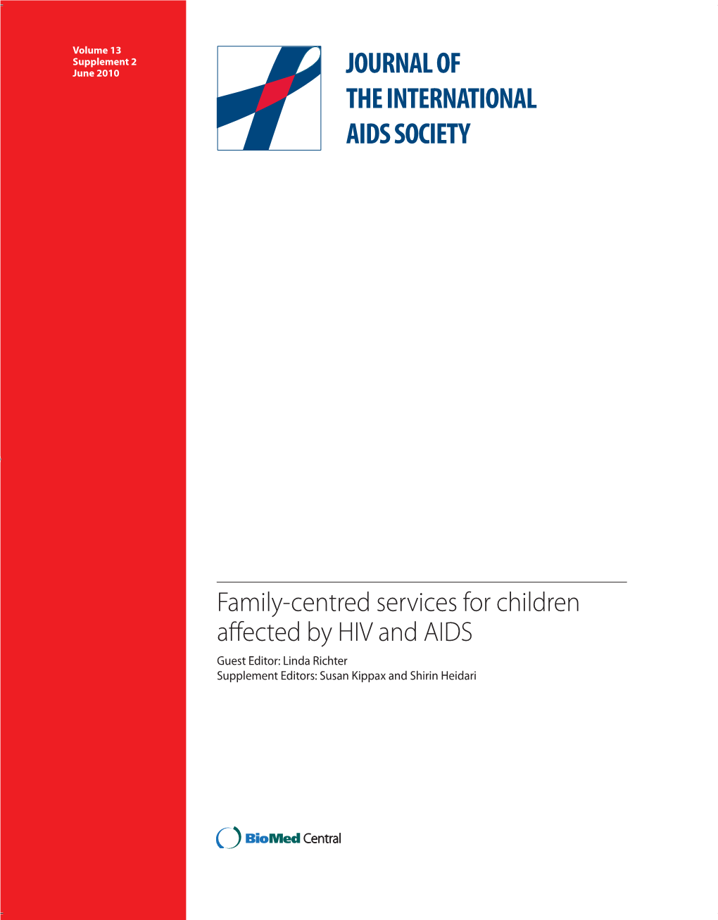 Family-Centred Services for Children Affected by HIV and AIDS