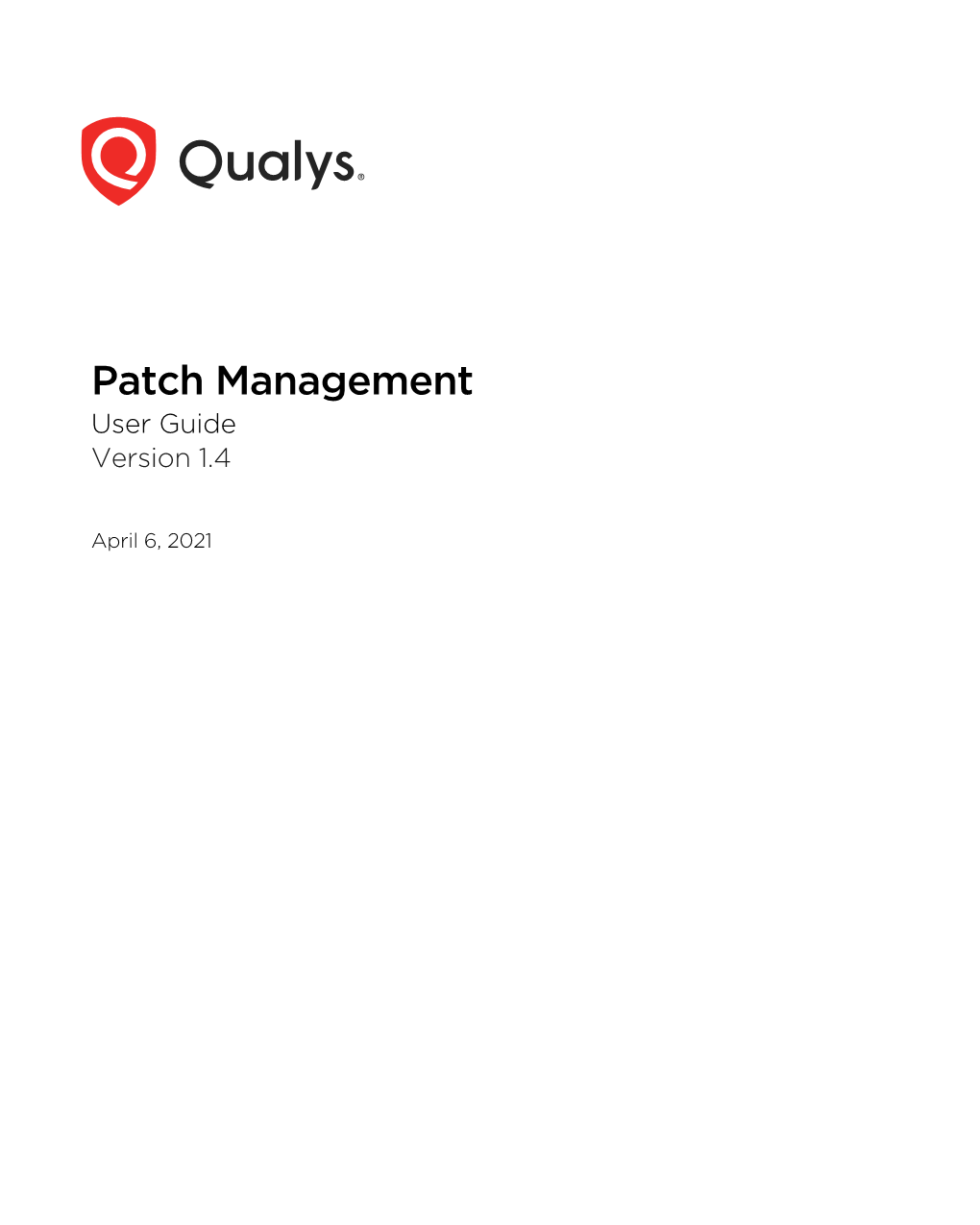 Qualys Patch Management User Guide